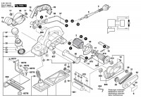 Bosch 0 601 594 303 Gho 26-82 Portable Planer 230 V / Eu Spare Parts